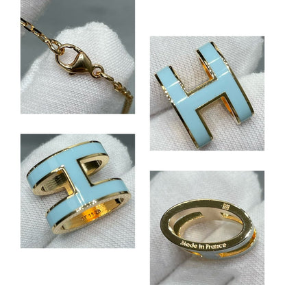 [Sophire Jewelry ]POP H SKY BLUE NECKLACE