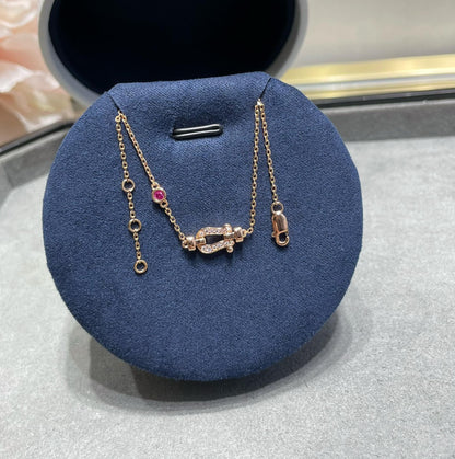 [Sophire Jewelry ]FORCE 10 DIAMOND CHAIN LINK PINK GOLD BRACELET