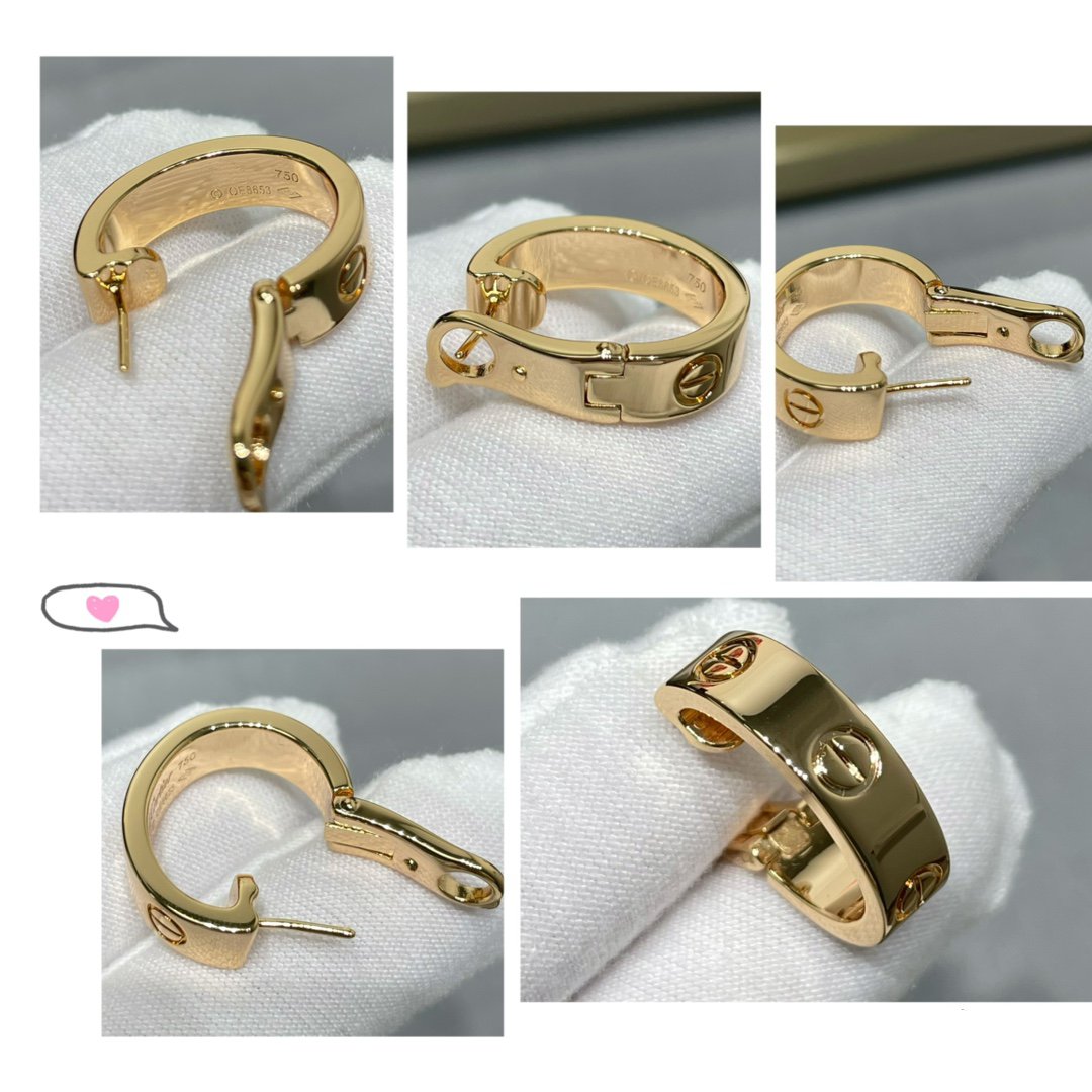 [Sophire Jewelry ]LOVE 5.5MM EARRINGS