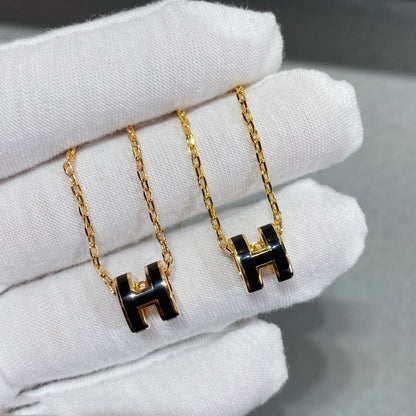 [Sophire Jewelry ]MINI POP H NECKLACE