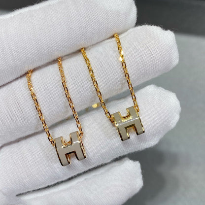 [Sophire Jewelry ]MINI POP H NECKLACE
