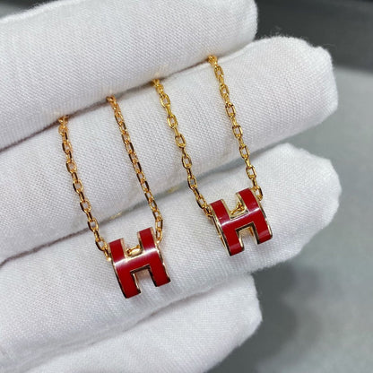 [Sophire Jewelry ]MINI POP H NECKLACE