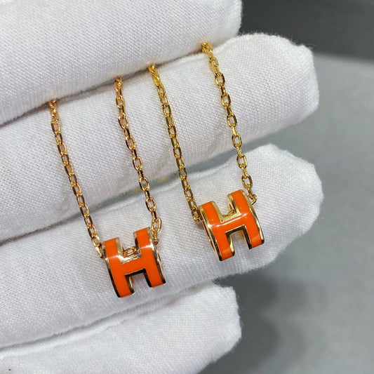 [Sophire]MINI POP H NECKLACE