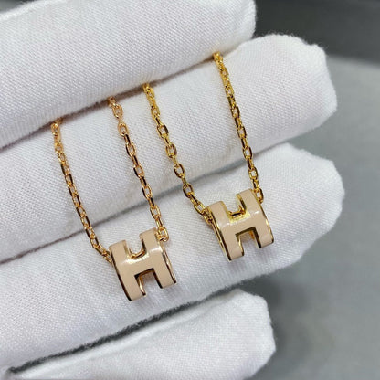 [Sophire Jewelry ]MINI POP H NECKLACE