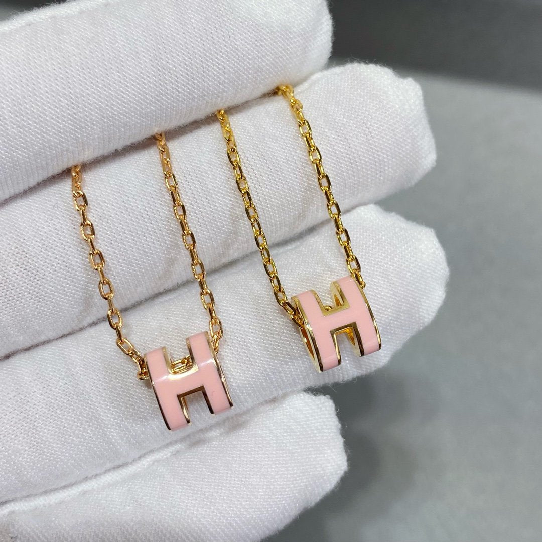 [Sophire Jewelry ]MINI POP H NECKLACE