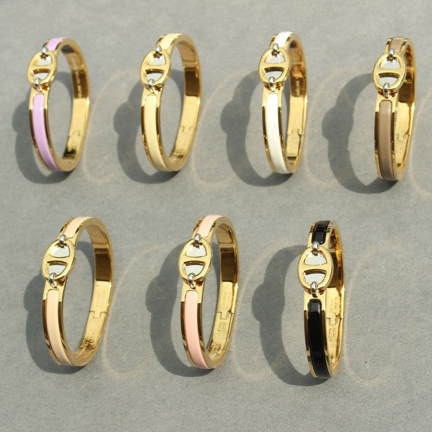 [Sophire Jewelry ]CLIC CHAINE GOLD BRACELET