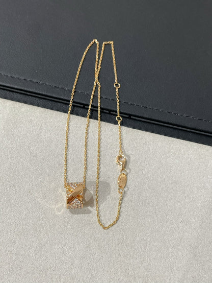 [Sophire Jewelry ]LIENS EVIDENCE DIAMOND PAVED NECKLACE