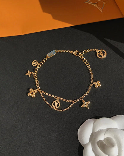 [Sophire Jewelry ]BLOOMING PINK GOLD MOP BRACELET