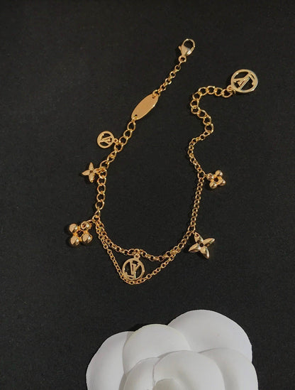 [Sophire Jewelry ]BLOOMING PINK GOLD MOP BRACELET