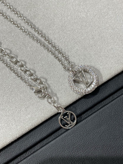 [Sophire Jewelry ]BY NIGHT DIAMOND PAVED NECKLACE