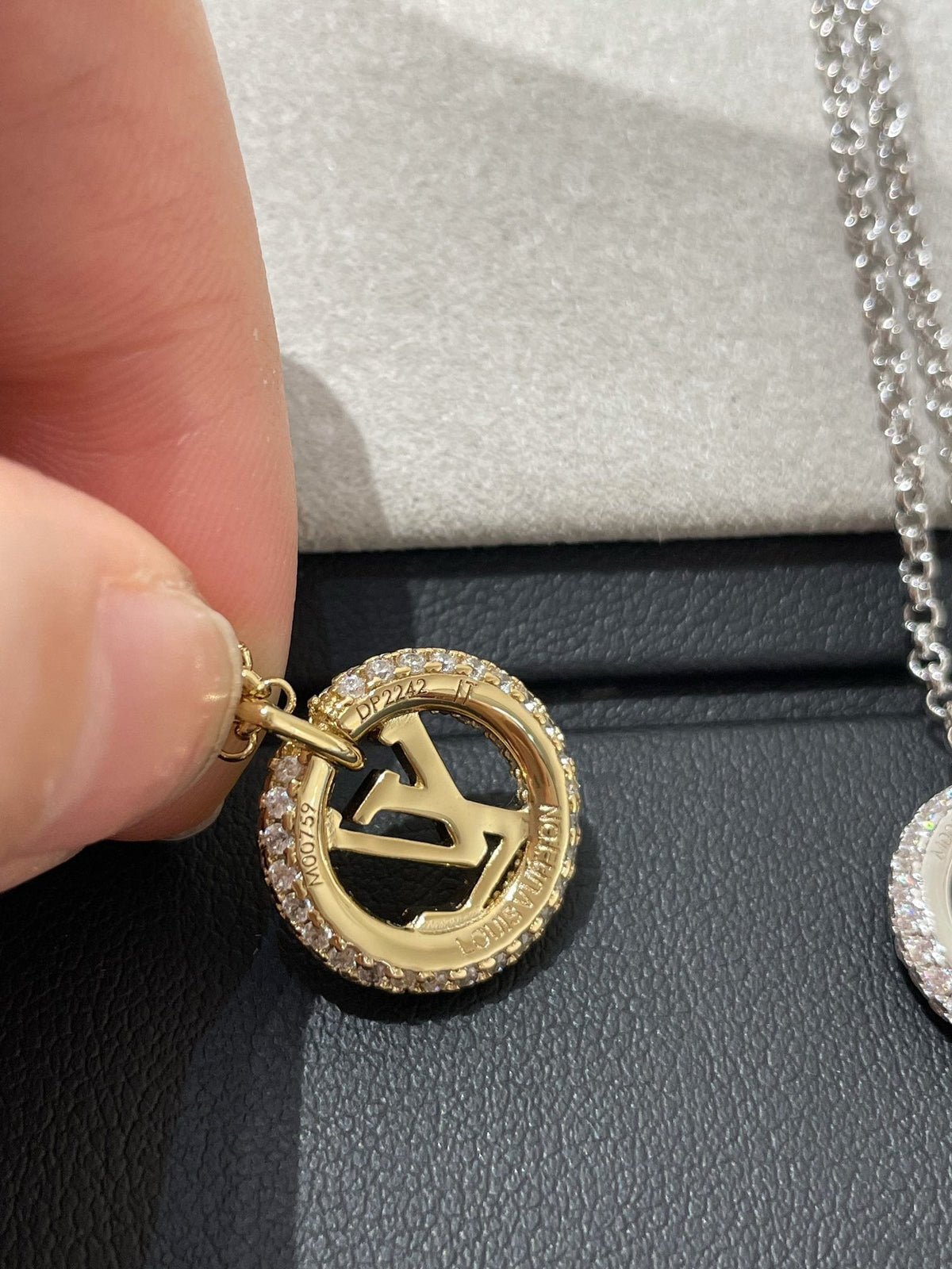 [Sophire Jewelry ]BY NIGHT DIAMOND PAVED NECKLACE