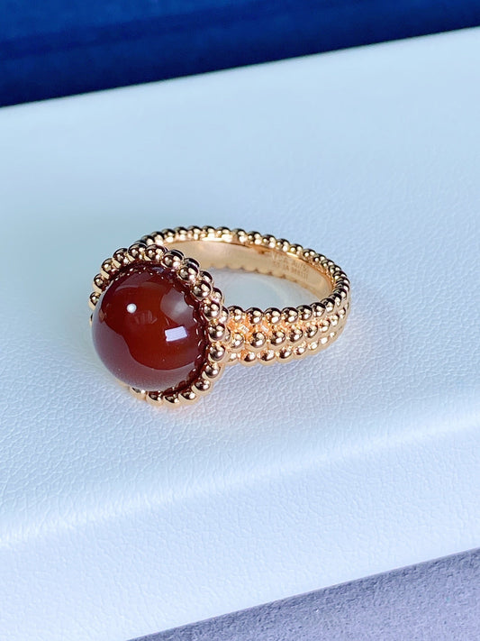 [Sophire Jewelry ]PERLEE COULEURS ROSE GOLD RING