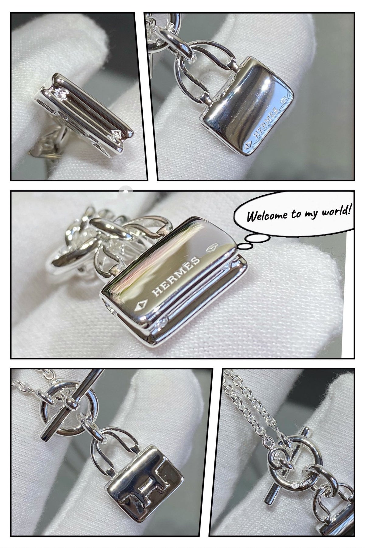 [Sophire Jewelry ]CONSTANCE PEDANT SILVER NECKLACE