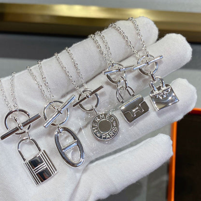 [Sophire Jewelry ]CONSTANCE PEDANT SILVER NECKLACE
