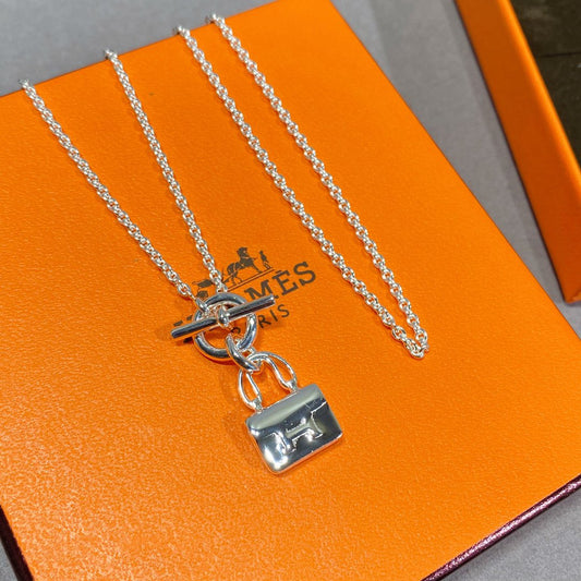 [Sophire]CONSTANCE PEDANT SILVER NECKLACE