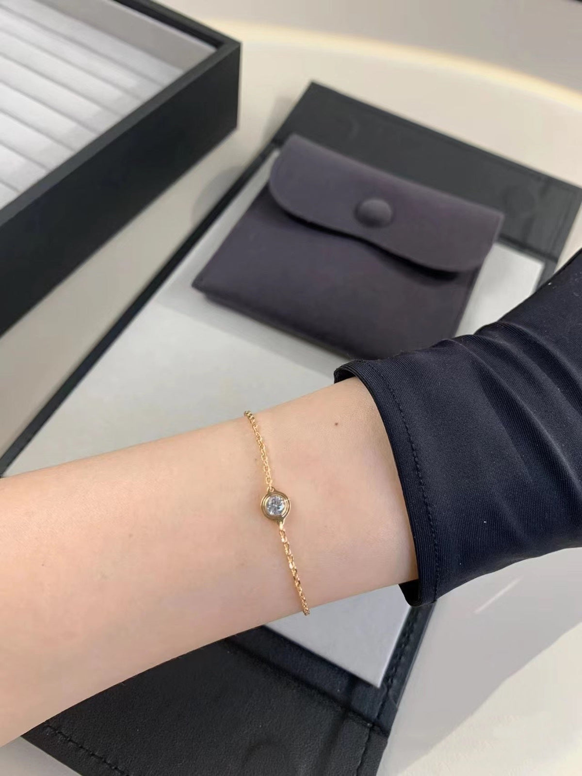 [Sophire Jewelry ]DAMOUR DIAMOND LINK BRACELET
