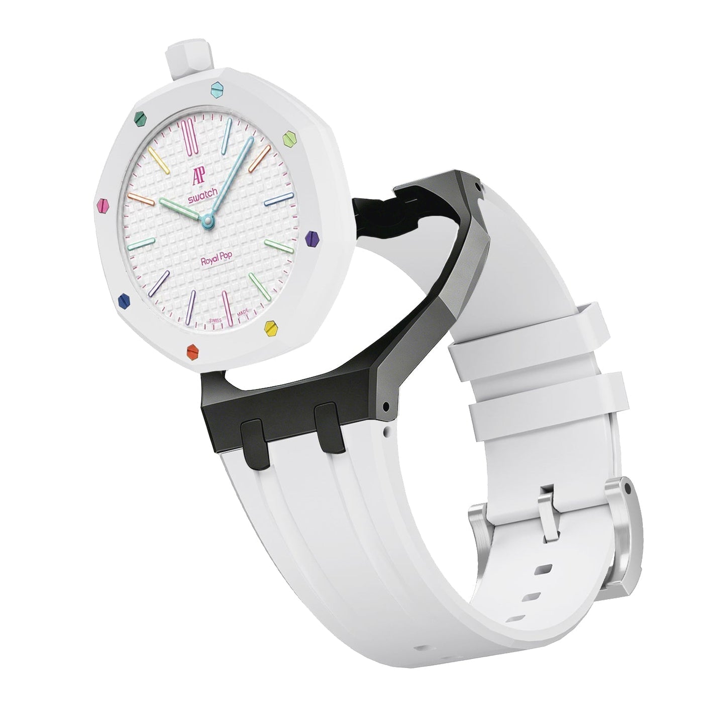 [Sophire]Royal Oak Pop Exclusive Bioceramic Case & Silicone Strap Mix Color