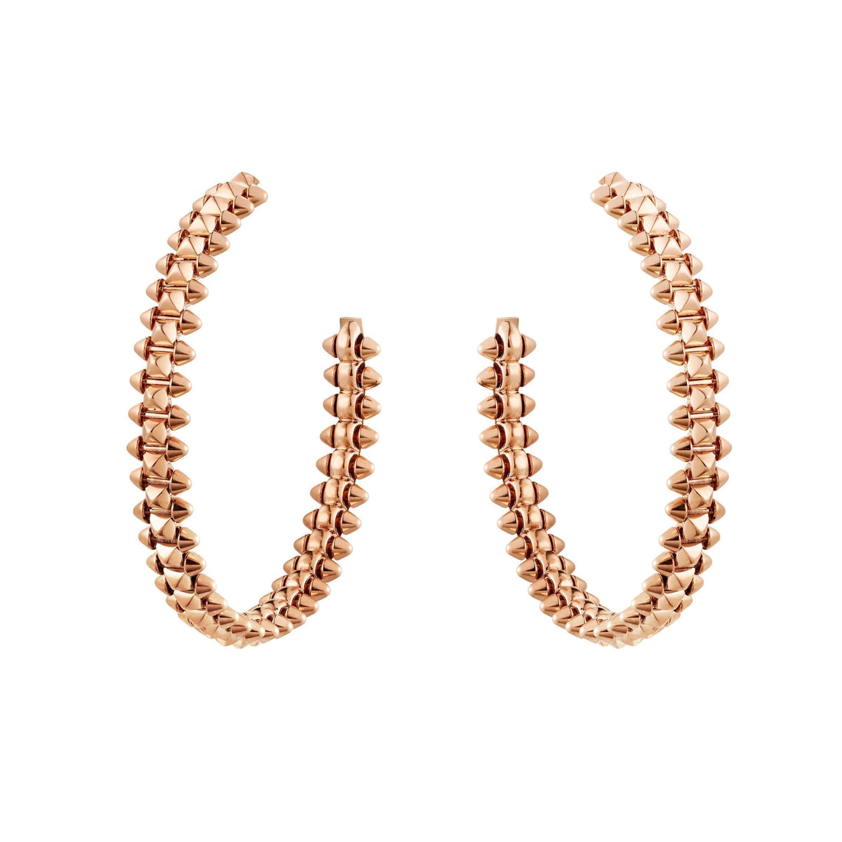 [Sophire Jewelry ]CLASH LARGE HOOP EARRINGS