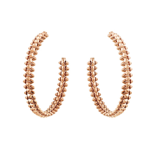 [Sophire Jewelry ]CLASH LARGE HOOP EARRINGS
