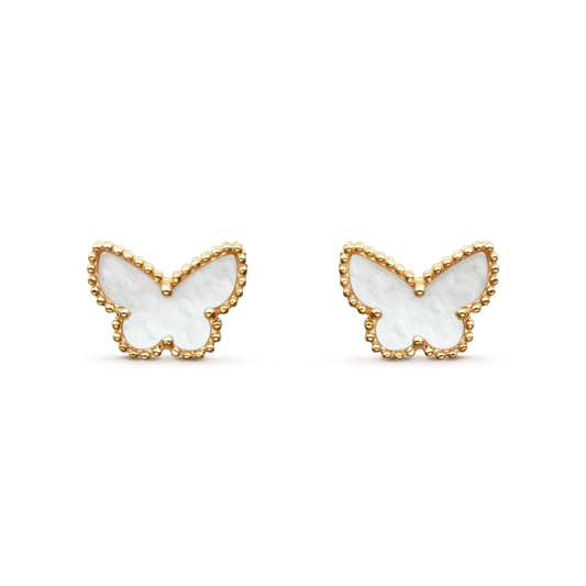[Sophire Jewelry ]SWEET BUTTERFLY MOP EARSTUDS