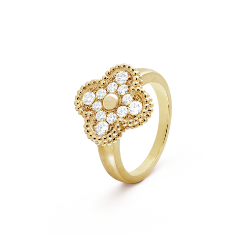 [Sophire Jewelry ]CLOVER DIAMOND RING
