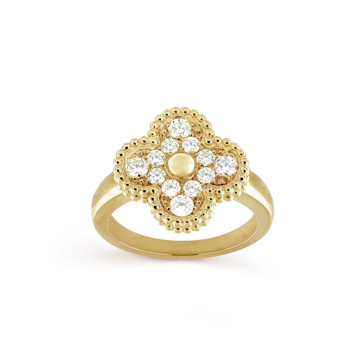 [Sophire Jewelry ]CLOVER DIAMOND RING