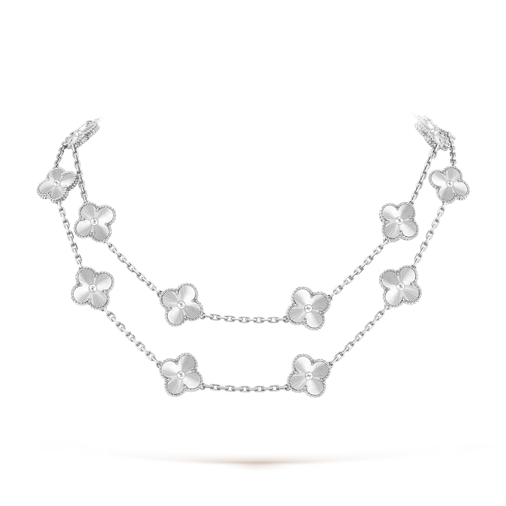 [Sophire Jewelry ]CLOVER 20 MOTIFS  LASER SILVER