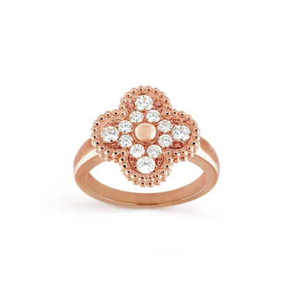 [Sophire Jewelry ]CLOVER DIAMOND RING