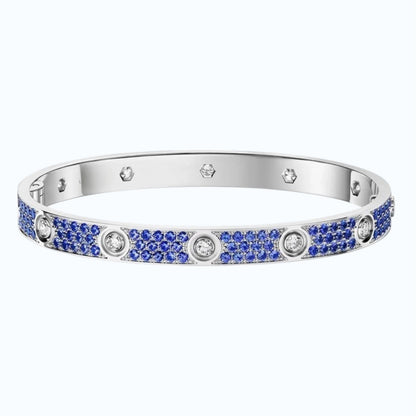 [Sophire Jewelry]CLASSIC 6.1MM LOVE BRACELET 10-DIAMOND FULL PAVÉ