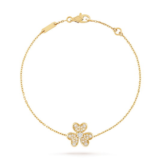 [Sophire]LUMINOUS BLOSSOM SINGLE-MOTIF CHARM BRACELET