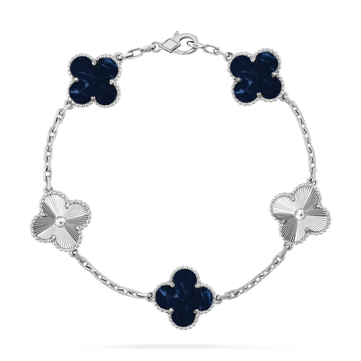 [Sophire Jewelry ]CLOVER 5 MOTIF PIETERSITE BRACELET COLLECTION