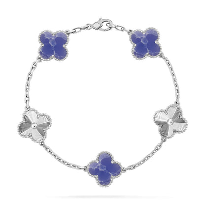 [Sophire Jewelry ]CLOVER 5 MOTIF BLUE VEINS BRACELET COLLECTION