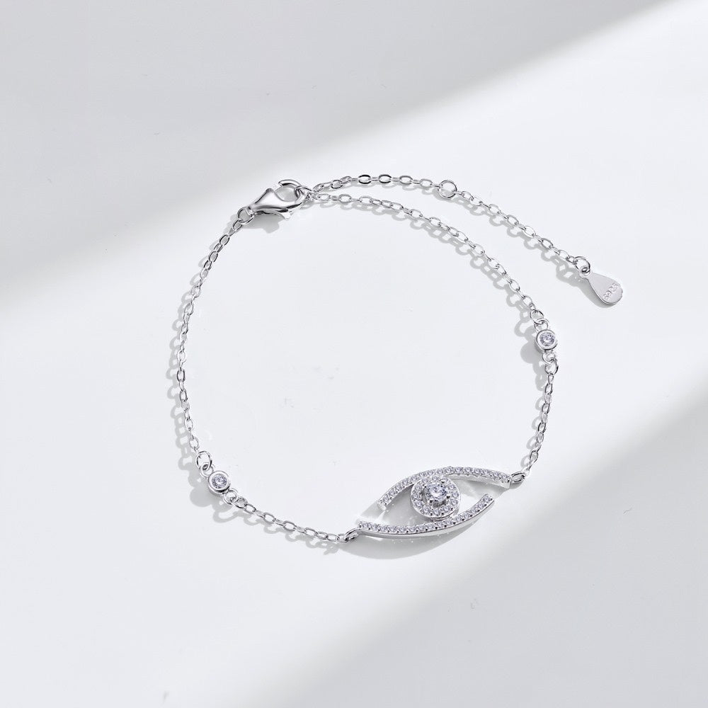 [Sophire Jewelry]Lucky Eye Pave-Set Diamond Bracelet