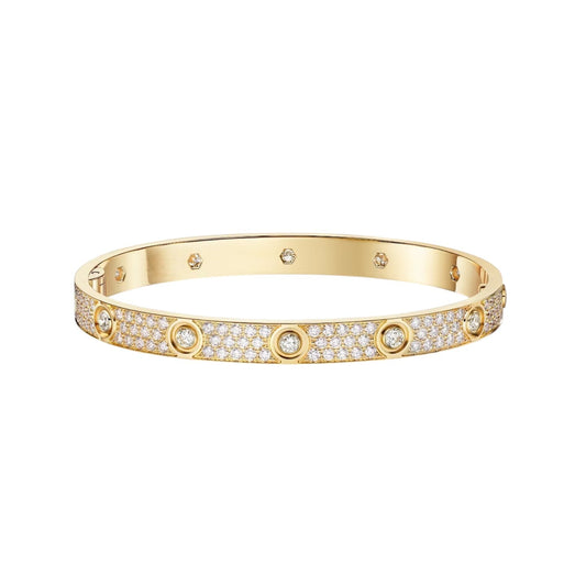 [Sophire]CLASSIC 6.1MM LOVE BANGLE - 10-DIAMOND FULL PAVÉ