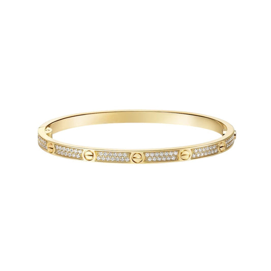 [Sophire]CLASSIC 3.65MM LOVE FULL PAVE BANGLE