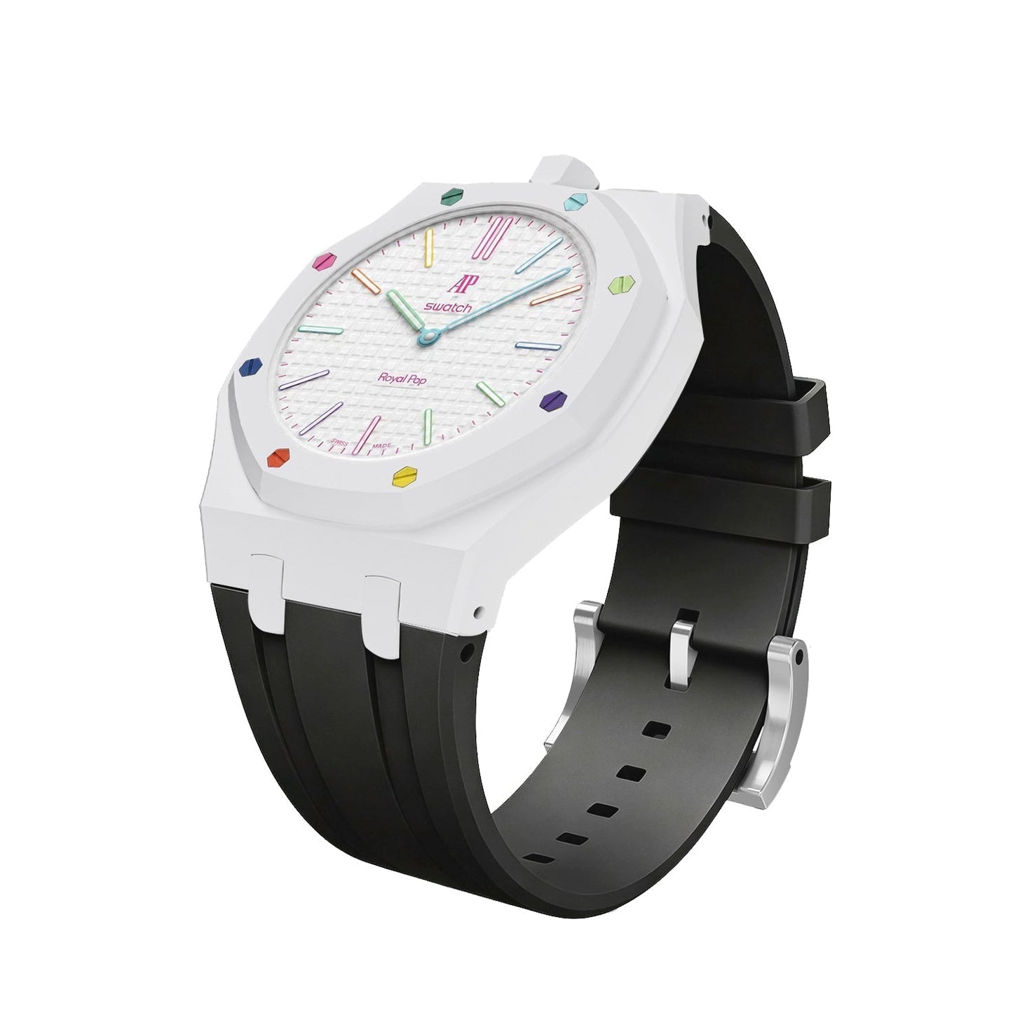 [Sophire]Royal Oak Pop Exclusive Bioceramic Case & Silicone Strap Mix Color