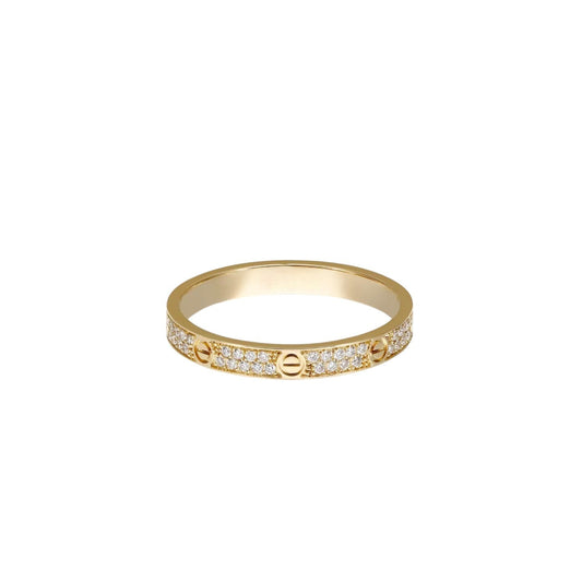 [Sophire]LOVE 2.6MM PAVÉ DIAMOND RING