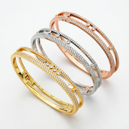 [Sophire Jewelry]Move Romane pavé bangle