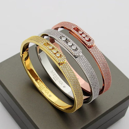 [Sophire Jewelry]Move Noa Full Pavé Diamond Bangle Bracelet