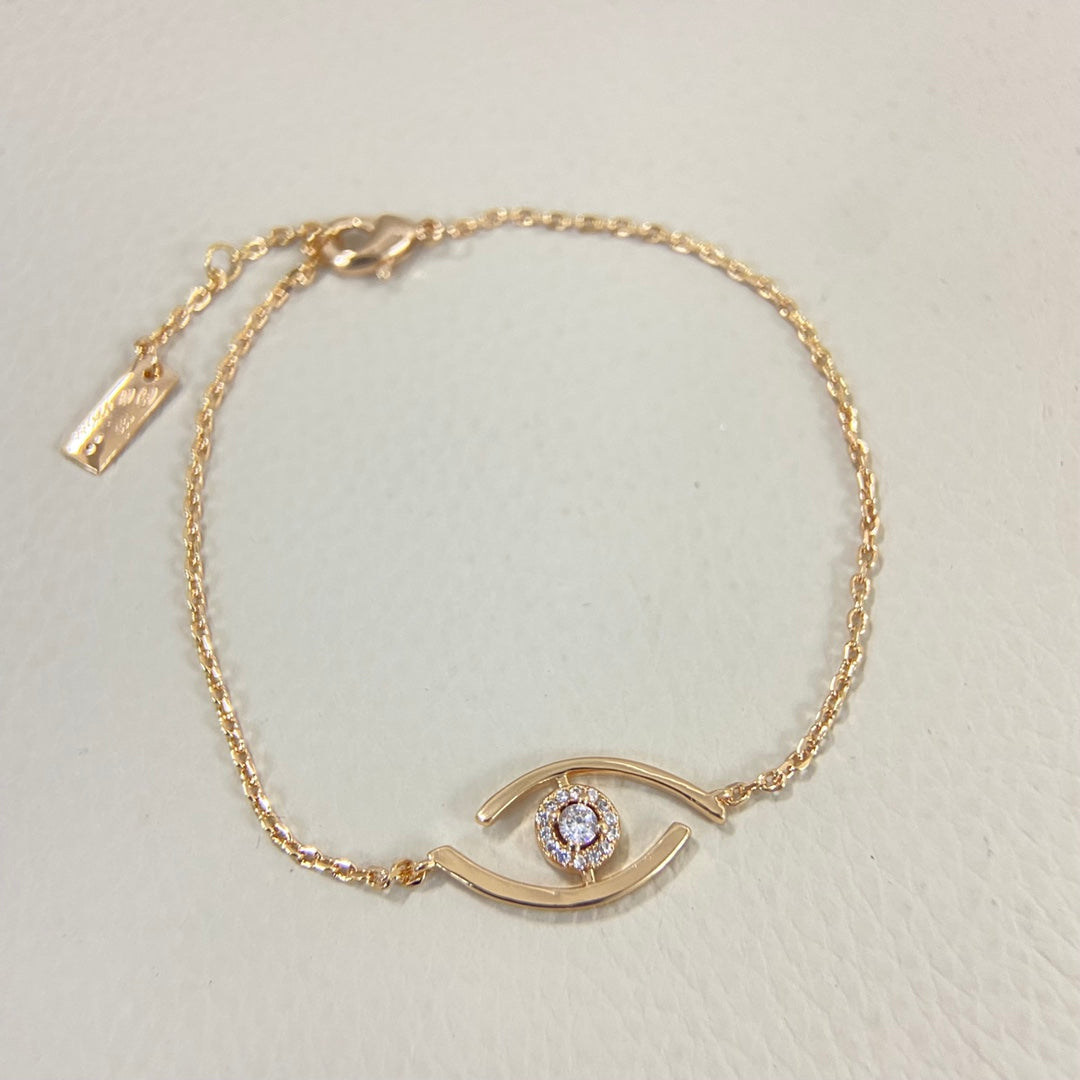 [Sophire Jewelry]Lucky Eye Pave-Set Diamond Bracelet
