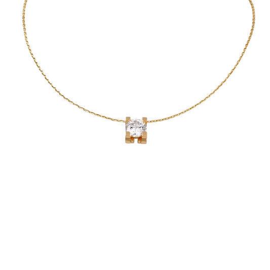 [Sophire]C DE PENDANT DIAMOND NECKLACE