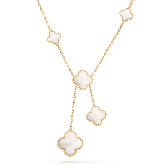 [Sophire Jewelry ]CLOVER MOTHER OF PEARL NECKLACE 6 MOTIF