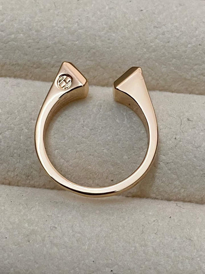 [Sophire Jewelry]THE CONE RIVET RING IS OPEN AND ONE SIZE FITS ALL