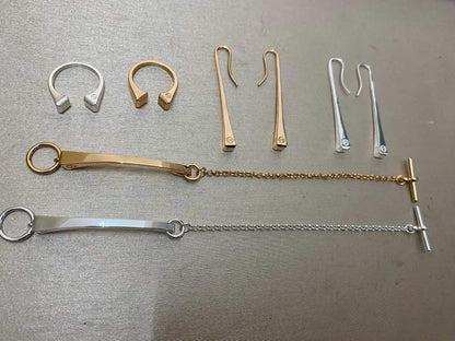 [Sophire Jewelry]THE CONE RIVET RING IS OPEN AND ONE SIZE FITS ALL