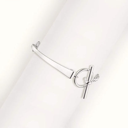 [Sophire Jewelry]CLOU DE FORGE BRACELET WITH SQUARE CONE STUDS
