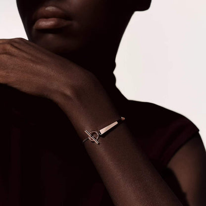 [Sophire Jewelry]CLOU DE FORGE BRACELET WITH SQUARE CONE STUDS
