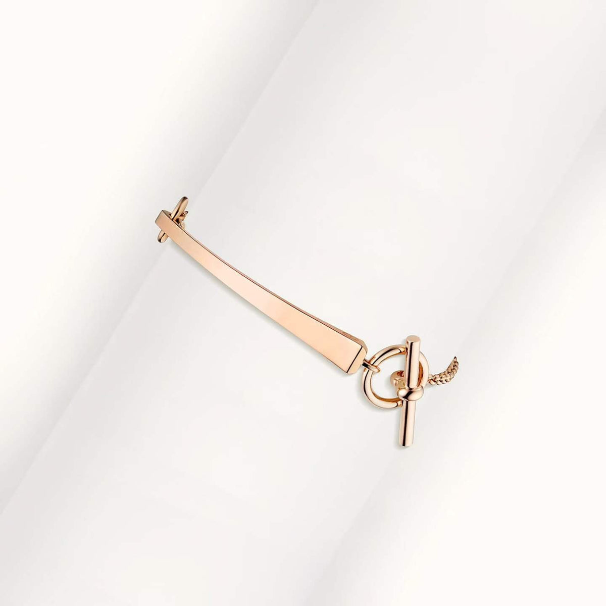 [Sophire Jewelry]CLOU DE FORGE BRACELET WITH SQUARE CONE STUDS