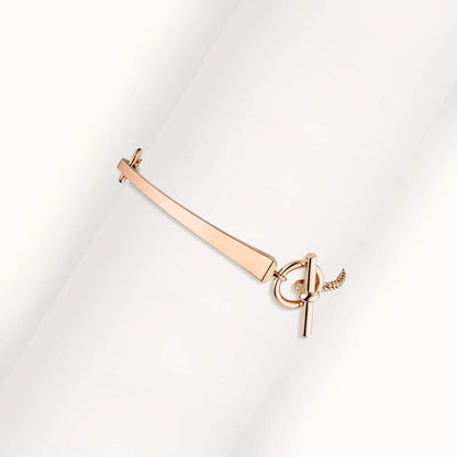 [Sophire Jewelry]CLOU DE FORGE BRACELET WITH SQUARE CONE STUDS