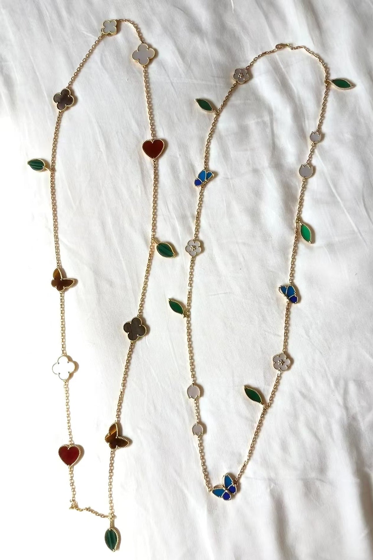 [Sophire Jewelry ]LUCKY SPRING GOLD  MOTIFS  NECKLACE