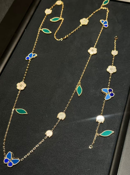 [Sophire Jewelry ]LUCKY SPRING GOLD  MOTIFS  NECKLACE